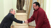 Vladimir Putin decorates the American actor Steven Seagal