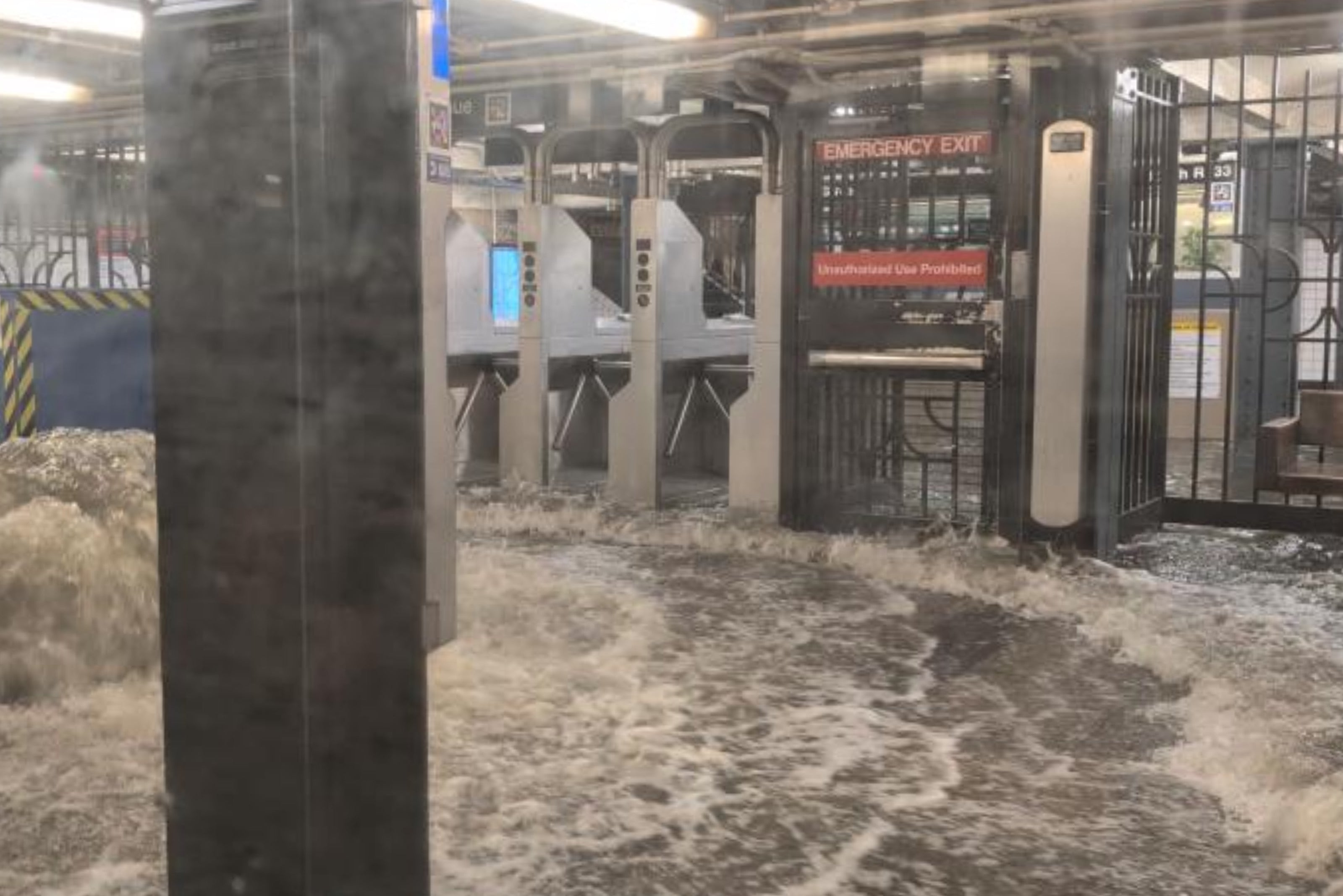 Torrential rains cause flooding in New York and New Jersey