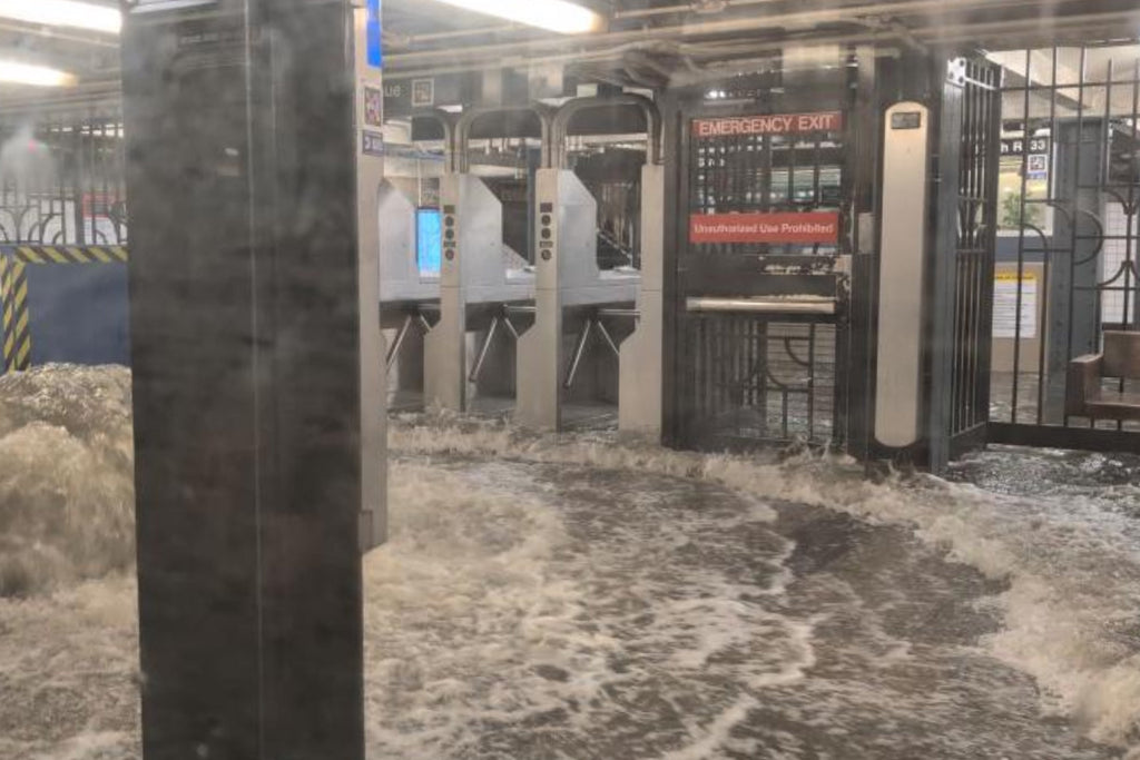 Torrential rains cause flooding in New York and New Jersey