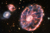 James Webb Telescope reveals a spectacular image of the Wagon Wheel galaxy