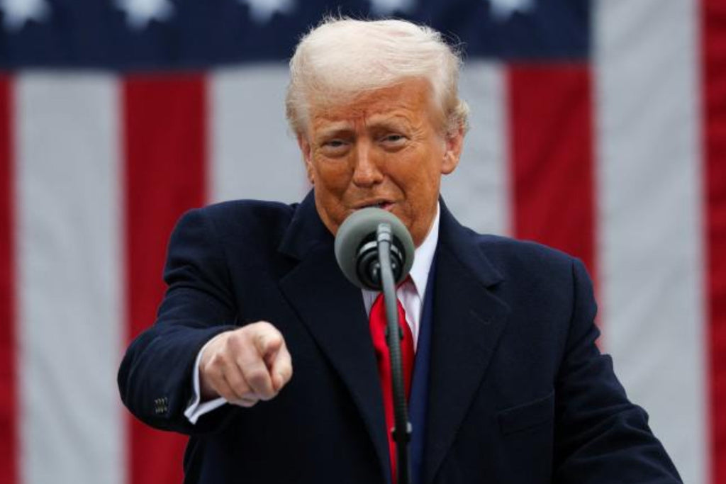 Donald Trump announced new customs duties tonight, targeting Europe with 20% tariffs
